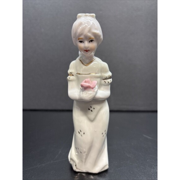 Vintage China Porcelain Lady Figurine - Picture 1 of 6